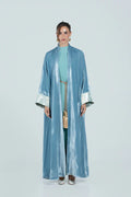 DCV2529-LIGHT BLUE KIMONO GOLDEN BLOOM - LIMITED EDITION