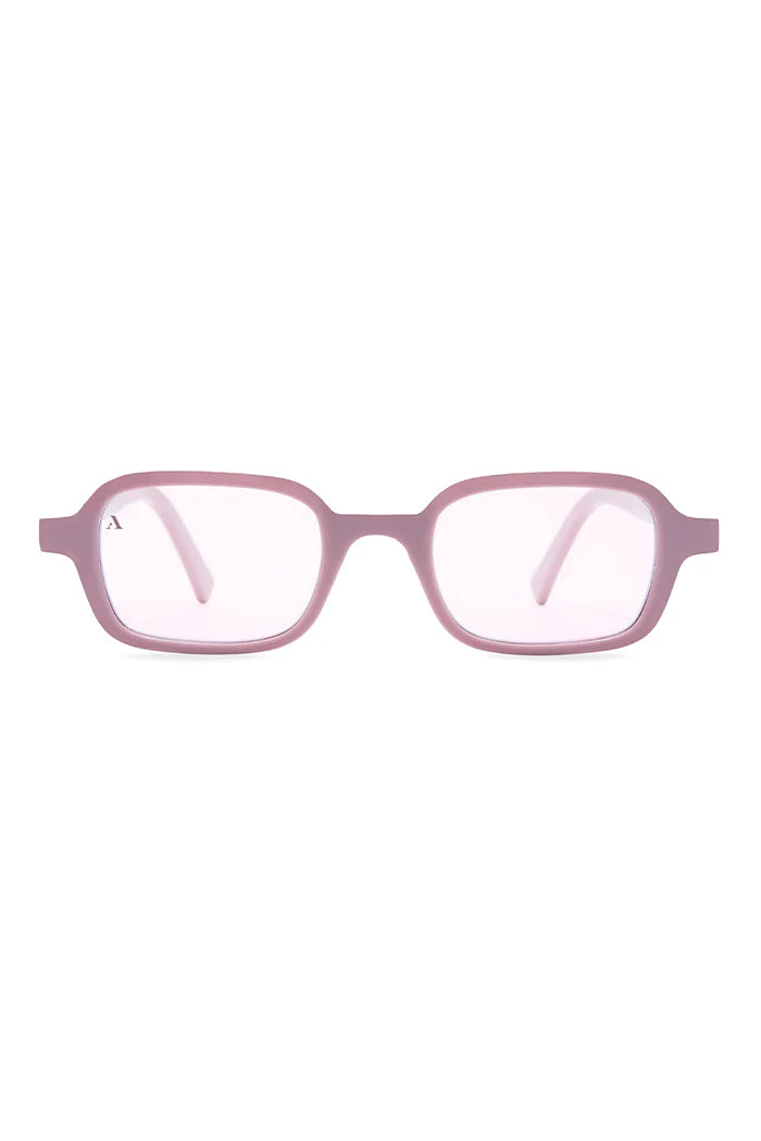 SUNGLASSES RECTANGULAR II - SHINY PASTEL PINK