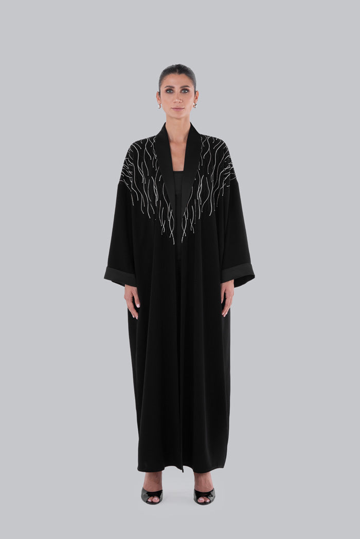 RIPPLE EMBROIDERED KIMONO SM2658