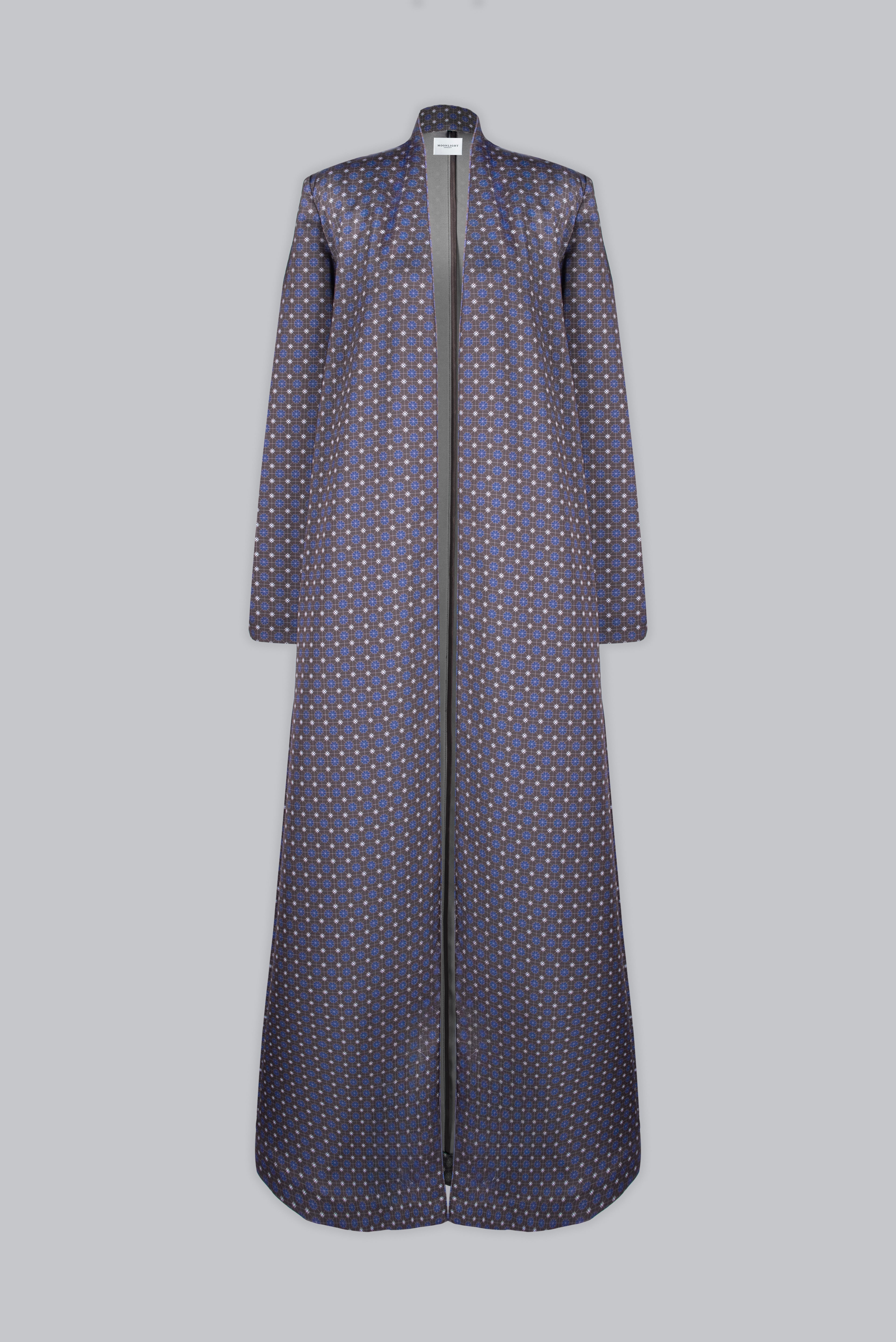 SM2639  MOONLIGHT MOSAIC ABAYA