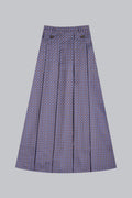 SM2646S  MOONLIGHT MOSAIC PLEATED SKIRT