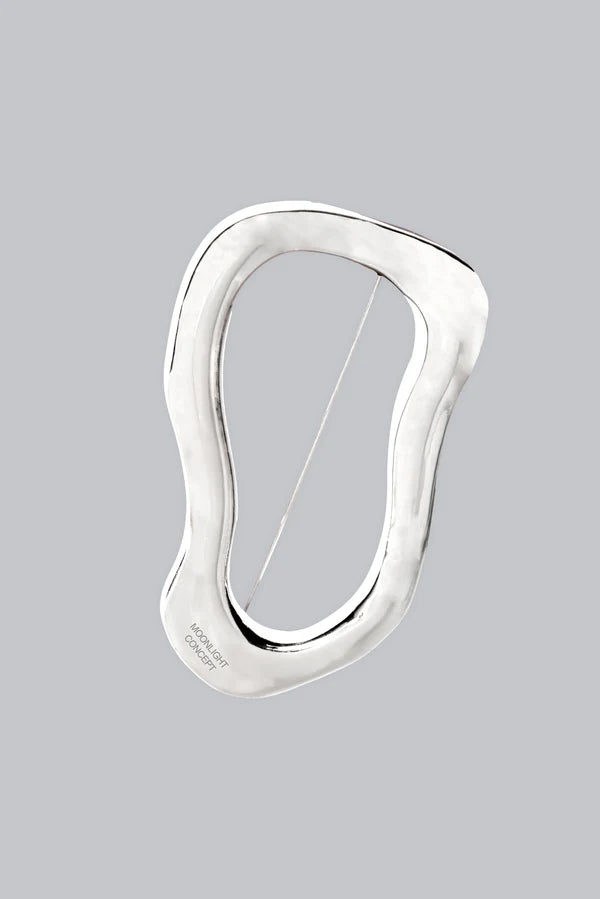 SCULPTED FLOW BROOCH -A2602
