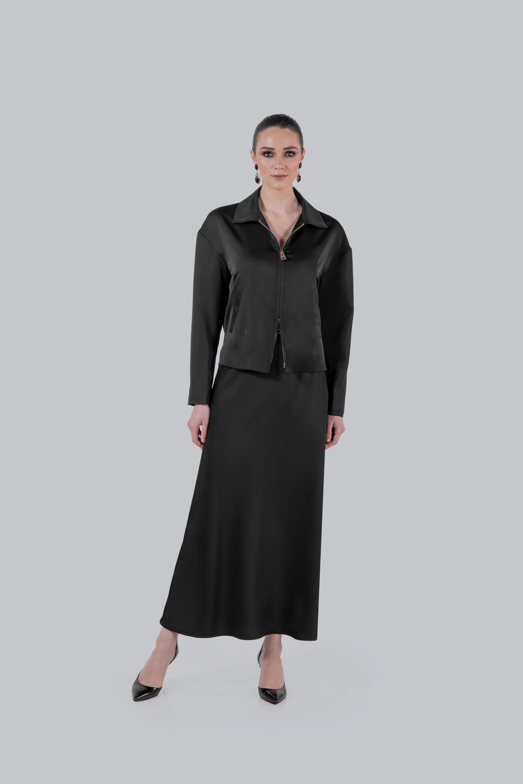 LUSTER SATIN JACKET SM2648J