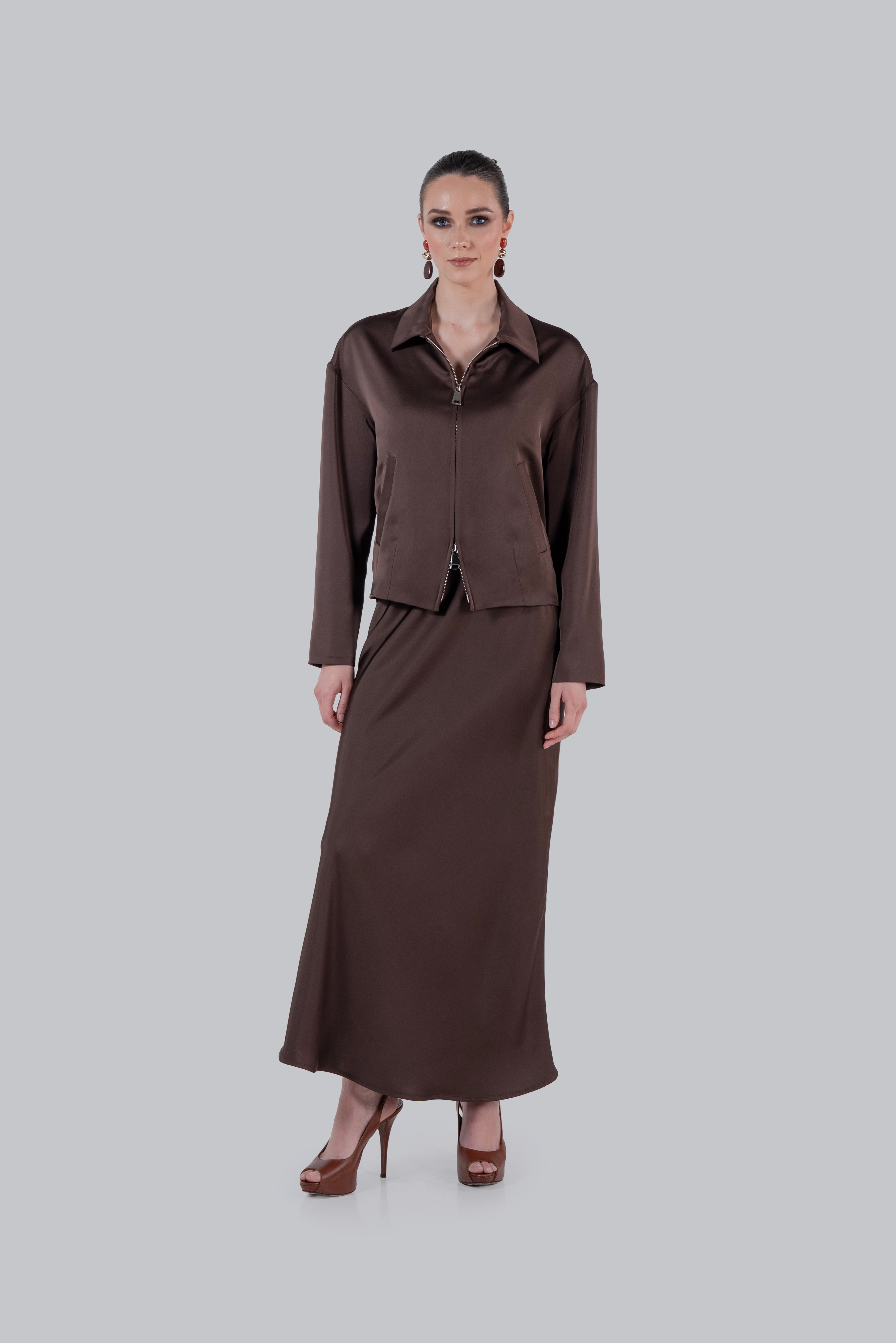 LUSTER SATIN JACKET SM2648J