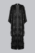 SM2650 – Butterfly-Cut Embellished Abaya with Inner Dress