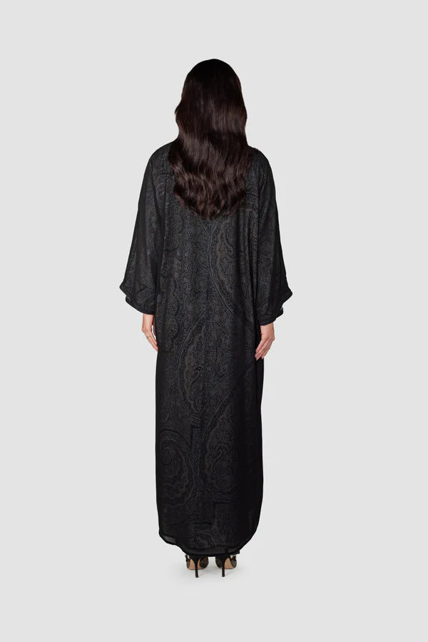 RMDCB2511 ETHEREAL LAYERS KIMONO ABAYA WITH INNER DRESS