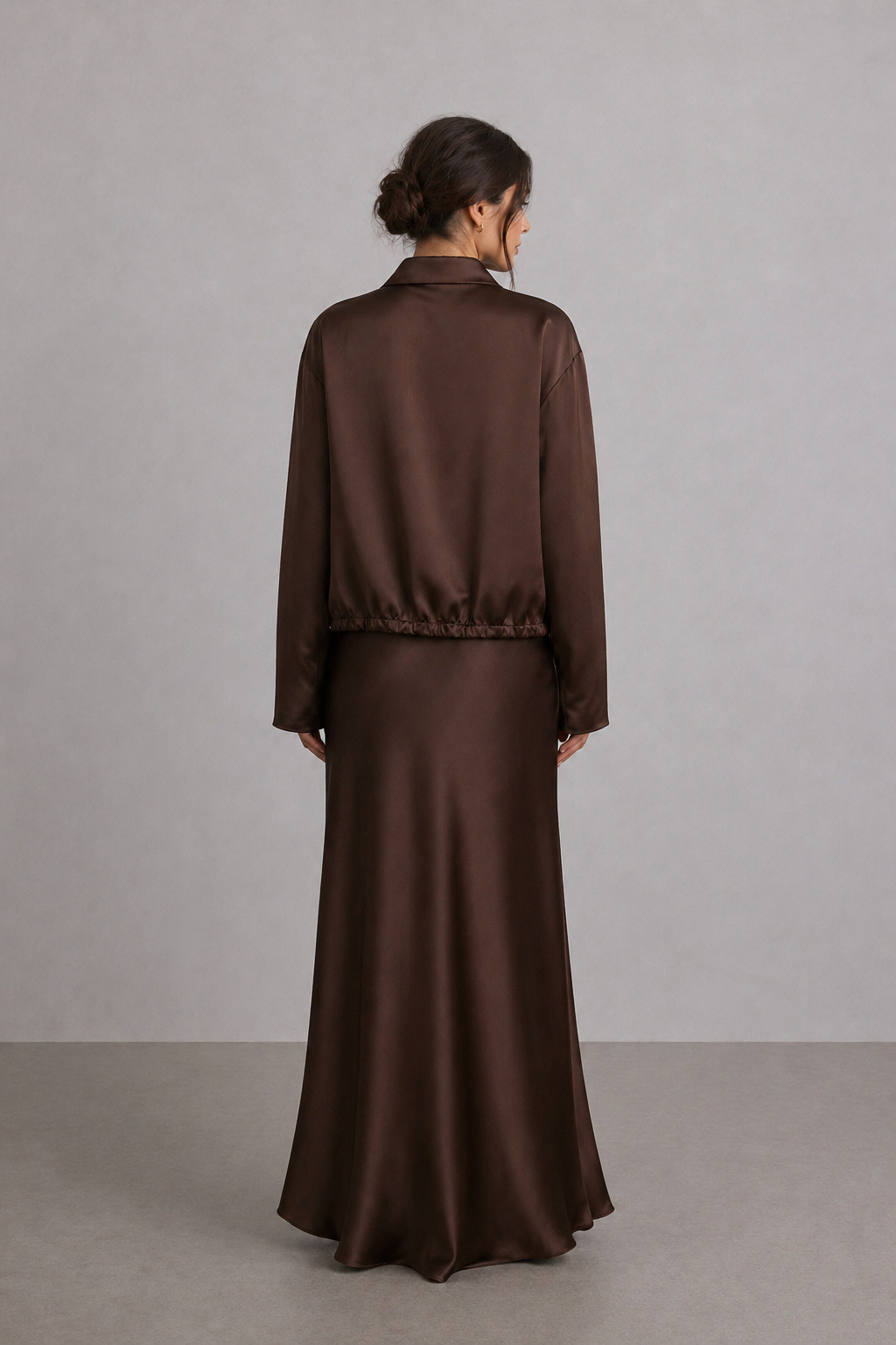LUSTER LONG SKIRT SM2648S