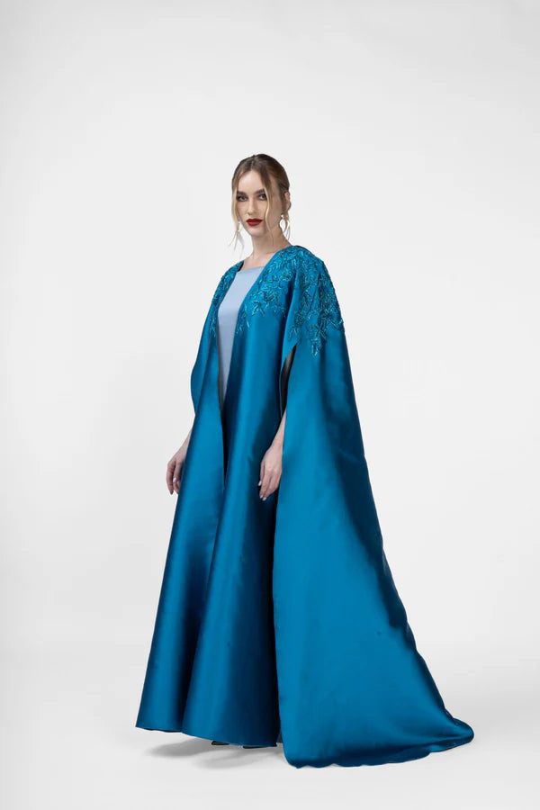 RMDHC2405 INFINITE BLUE LUXE HAUTE COUTURE ABAYA