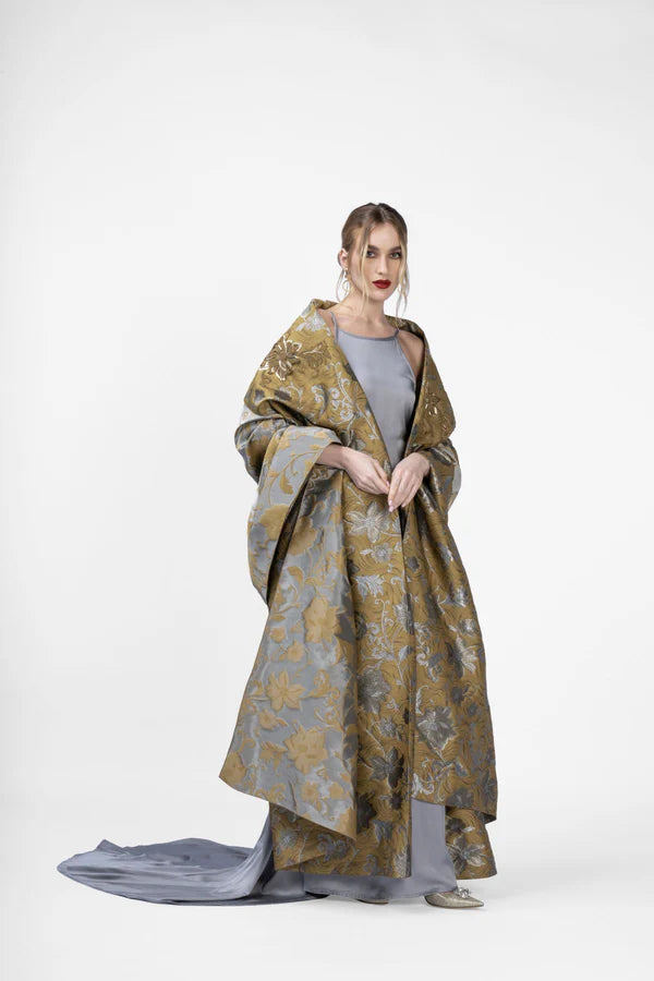 RMDHC2403 SILKEN SHADOWS HAUTE COUTURE ABAYA