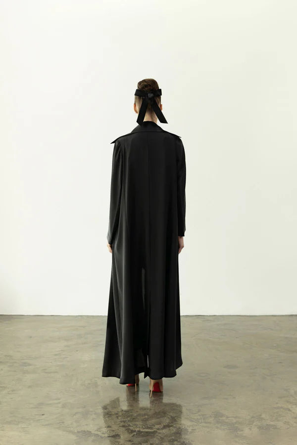 EAA2404 A-LINE CREPE ELEGANCE ABAYA