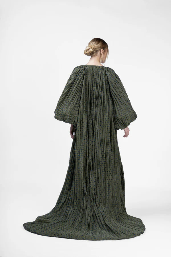 RMDHC2402 EMERALD CASCADE HAUTE COUTURE ABAYA