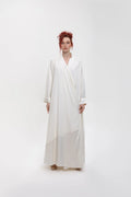 SM2407-OFF WHITE MAJESTIC HARMONY KIMONO ABAYA