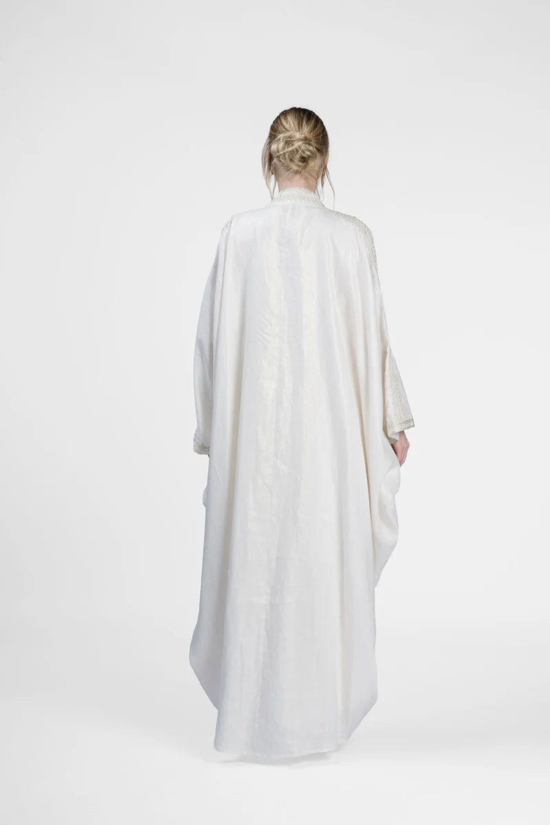 RMDM2401-OW DIAMOND WHISPER ABAYA- FULL SET