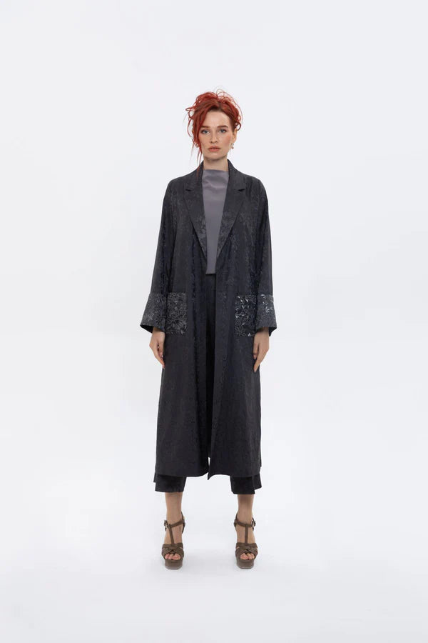 SM2416-GREY ELEGANZA AURA SUIT