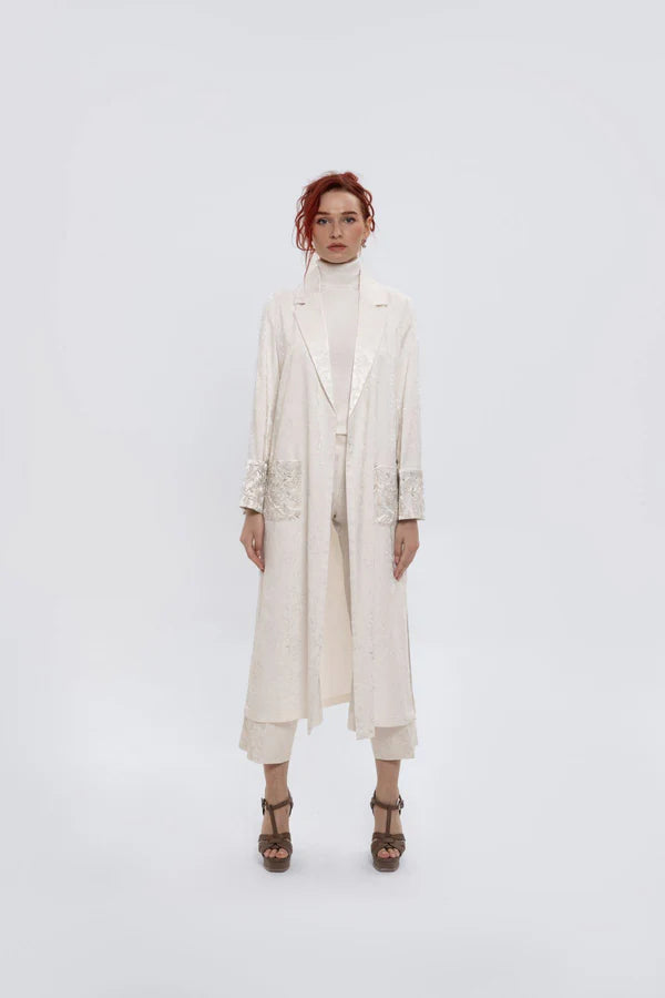 SM2416-OFF WHITE ELEGANZA AURA SUIT