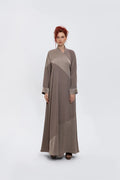 SM2407 - SIGNAL GREY MAJESTIC HARMONY KIMONO ABAYA