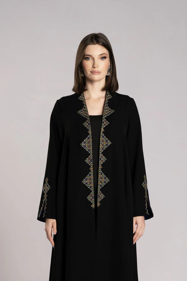 RMD2503 MIDNIGHT RADIANCE NAVY SUIT ABAYA