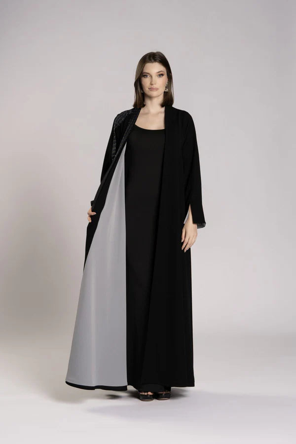 RMD2508 SILVER HORIZONS ABAYA