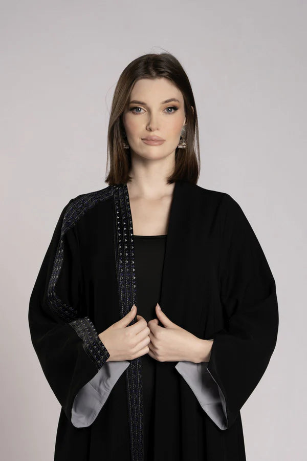 RMD2508 SILVER HORIZONS ABAYA