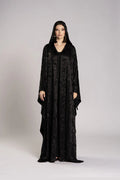 RMDHC2505-BLACK ETHEREAL CHARM HOODED LIMITED ABAYA